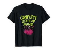 Confettis State of Mind Graffiti Brain Celebration Art T-Shirt