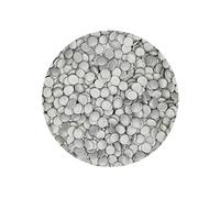 Confettis sucre argentés Ø6 mm