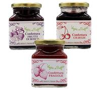 Confetture Miste Voglia Di Puglia CIliegie - Fragole - Frutti Di Bosco 340 Grammi