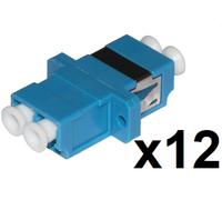CONFEZIONE 12 ADATTATORI FIBRA OTTICA LC/LC SINGLEMODE DUPLEX (LKLCDS12)
