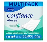 Confiance Alèse 6 Gouttes Alèses Jetables | 60x60 cm
