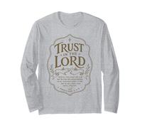 Confiance dans Le Seigneur : Proverbes, Foi chrétienne, Verset de la Bible Manche Longue