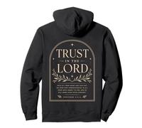 Confiance dans Le Seigneur : Proverbes, Foi chrétienne, Verset de la Bible Sweat à Capuche