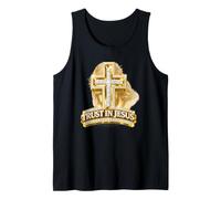 Confiance en Jésus Foi Croix Esprit Positif Croyance Religieuse Débardeur
