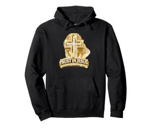 Confiance en Jésus Foi Croix Esprit Positif Croyance Religieuse Sweat à Capuche