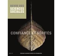 Confiance et vérités - Benoît Fliche - Presses Universitaires Strasbourg - broché - Revue