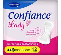 Hartmann Confiance Lady Protections Anatomiques 3 Gouttes 12 unités