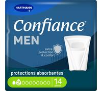Confiance Men 2 Gouttes 14 Protections Absorbantes