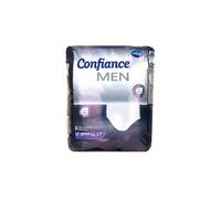 Confiance Men - Slips Absorbants pour Hommes - Niveau d'Absorption = 6 gouttes (Fuites Urinaires Moyennes) - Discrets et efficaces - pH Neutre à la Peau - Taille M - 8 Unités