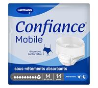Confiance Mobile 10 Gouttes Slips Absorbants Unisexes | Taille M