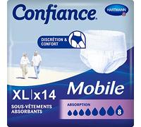 Hartmann Confiance Mobile 8 Gouttes Taille XL 14 Sous-Vêtements Absorbants