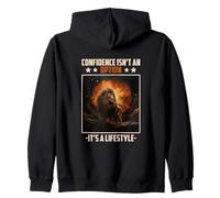 Confidence Isn't an Option It's A Lifestyle Sweat à Capuche