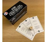 Confidences pour Confidences, Jeu de Cartes de Conversation, 154 Cartes avec 300 Questions, Dé en Bois, Fabriqué en France