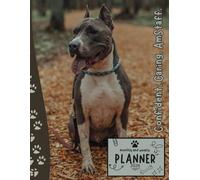 Confident, Caring, AmStaff | 2026 Planner American Staffordshire Bull Terrier Dog: Dated Weekly and Monthly Page Views With Space For Notes | From Jan ... for Birthday, All Holiday | For Staffy Lovers