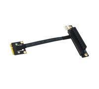 Configuration du laboratoire matériel Câble adaptateur ruban MPCIe PCIe 1X / 4X / 8X / 16X pour extension de bureau et prise en du routage de câble interne Adaptateur Mpcie Extension de ruban de
