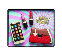 Confiserie Weibler Coffret cadeau chocolat Girl Power - Comprend un téléphone chocolat, un sac à main et un rouge à lèvres 135g
