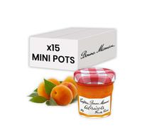 Confiture Abricot Bonne Maman 30 gr - 15 mini pots en verre