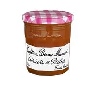 Confiture abricot pêche 370g BONNE MAMAN