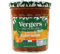 Confiture bio de clémentine IGP de Corse, concoctée en Provence - 370 g, extra, ingrédients issus de l'agriculture biologique, recette en bocal de verre - Lot de 3