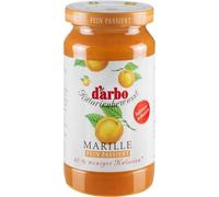 Confiture d'abricots arpicose Darbo à teneur réduite en calories, finement passée 220g