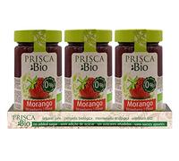 Confiture de Fraises 100% Biologique - sans Sucre Ajouté - Produit Biologique Certifié - Emballage de 3 unités de 240 GR chacune