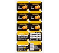 Confiture de pêche en portions individuelles Hacendado 10 unités x 25 g, pack de 6
