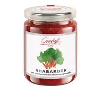 Confiture de rhubarbe aux oranges sanguines de Sicile Grashoff 250g