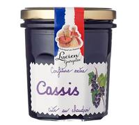 Lucien Georgelin Confiture extra Cassis d'Ile de France le bocal de 350g Médaillée d'or au Concours Général Agricole de Paris 2024