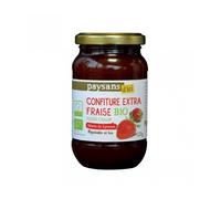 Confiture extra Fraises des Monts du Lyonnais bio & équitable 320 g PAYSANS D'ICI