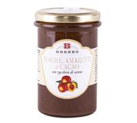 Confiture Gourmande Artisanale Brezzo - Pêche, Amaretti & Chocolat 350 g
