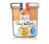 Confiture Gourmande et Légère Poire Williams à la Vanille Lucien Georgelin -Le bocal de 320g
