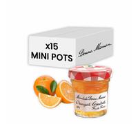 Confiture Marmelade d'Orange Bonne Maman 30 gr - 15 mini pots en verre