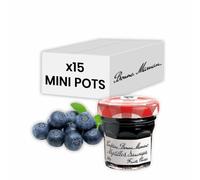 Confiture Myrtille Bonne Maman 30 gr - 15 mini pots en verre