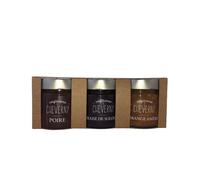 CONFITURERIE DE CHEVERNY-Coffret 3 confitures bio Cheverny confitures - 840 g