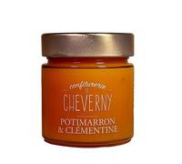 CONFITURERIE DE CHEVERNY-Confiture extra potimarron et clémentine bio Cheverny confitures - 280 g