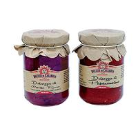 Confitures Delizie di Calabria: Oignon rouge de Tropea IGP et Piment Rouge 160 gr x 2