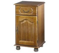 Confiturier Chêne Rustique 1 Porte 1 Tioir 2 Niches L 44.2 H 77.2 P 41 cm