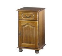 Confiturier Chêne Rustique 1 Porte 1 Tioir 2 Niches L 44.2 H 77.2 P 41 cm - L 44.2 x l 41 x H 77.2 cm