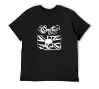 Conflict Band Hardcore Punk T-Shirt Mens Unisex Black Tees S