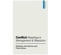 Conflict: Readings In Management And Resolution