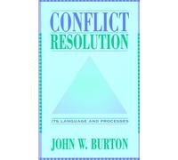 Conflict Resolution: Its Language and Processes