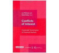 Conflicts Of Interest: Corporate Governance And Financial Markets