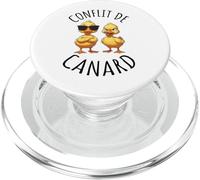 Conflit de Canards Humour Jeu de Mots Animal Duo Drôle PopSockets PopGrip pour MagSafe