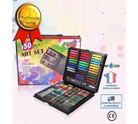 Confo® Ensemble De Stylos Aquarelle Pinceau Pour Enfants De 150 Pièces Crayons Art Graffiti Outils De Peinture Bricolage Boîte-Cadea
