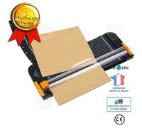 CONFO® Massicot A4 Coupe-papier Manuel Lame pour Bureau avec Echelle règle accessoires papier photo feuilles professionnel maison