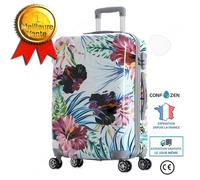 CONFO® Valise trolley 20 pouces, roue universelle, valise imprimée, bagage d'embarquement standard, serrure à code