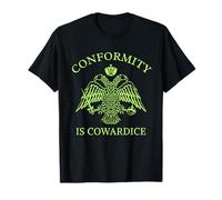 Conformité lâcheté Aigle Byzantin Courage orthodoxe T-Shirt