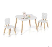 Confort au quotidien ensemble table et chaises enfant forme fleur bords arrondis dès 3 ans