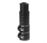 Confort de conduite amélioré avec rehausseur de guidon de vélo réglable pour VTT (12 cm, noir)