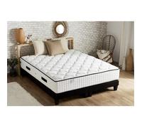 CONFORT DESIGN Hotel Grand Confort Ensemble matelas & sommier 180 x 200 - Ep. 30cm - Ressorts - 7 zones - Fabriqué en France